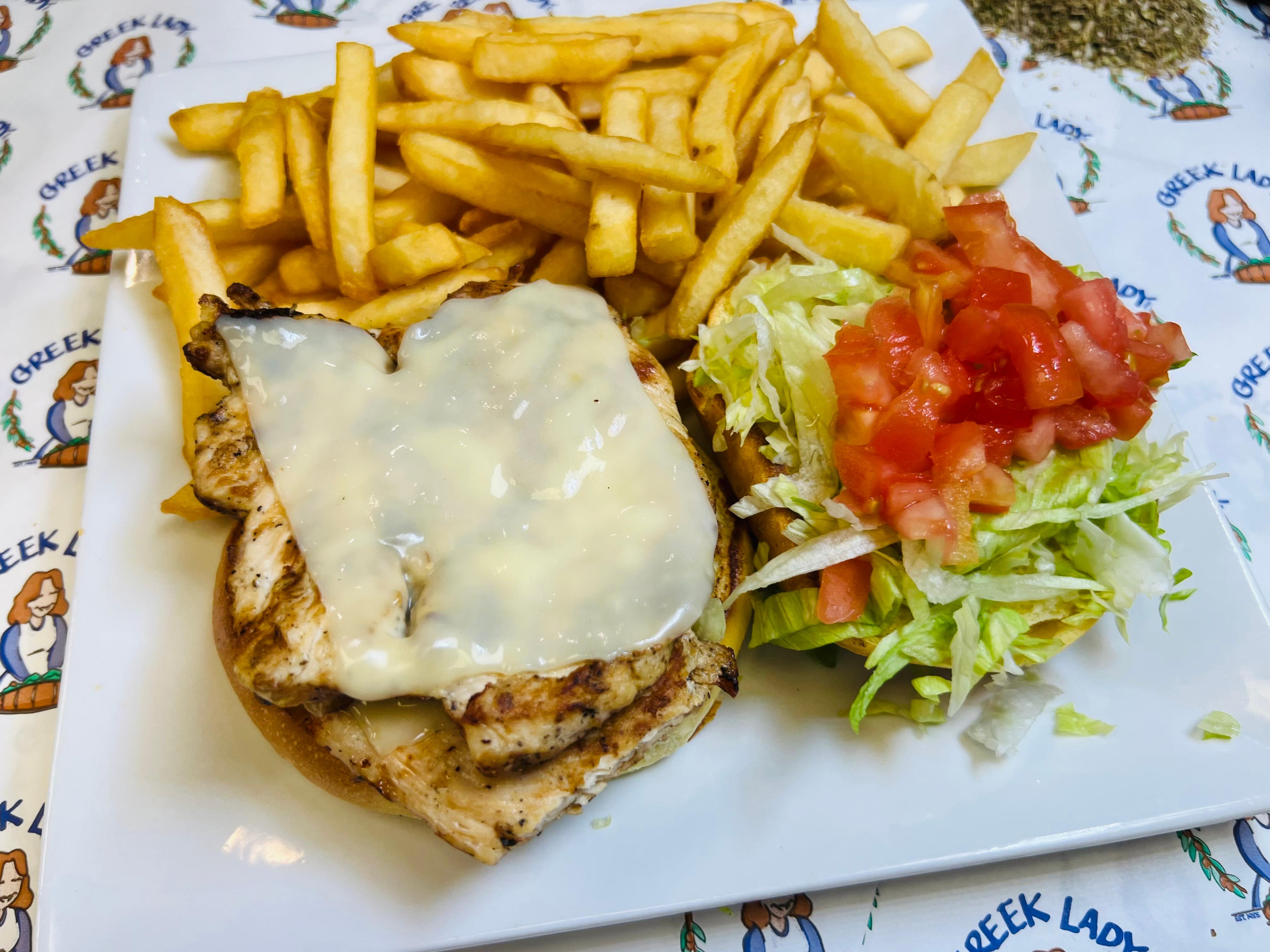 Chicken Cheese Burger.