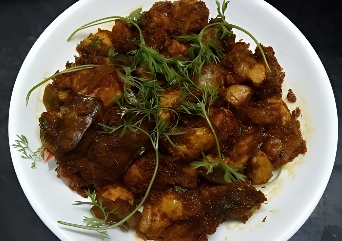 Monagodi Kodi Vepudu (Spicy).