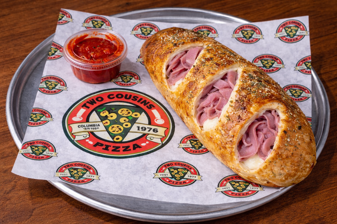P Ham Cheese Stromboli.