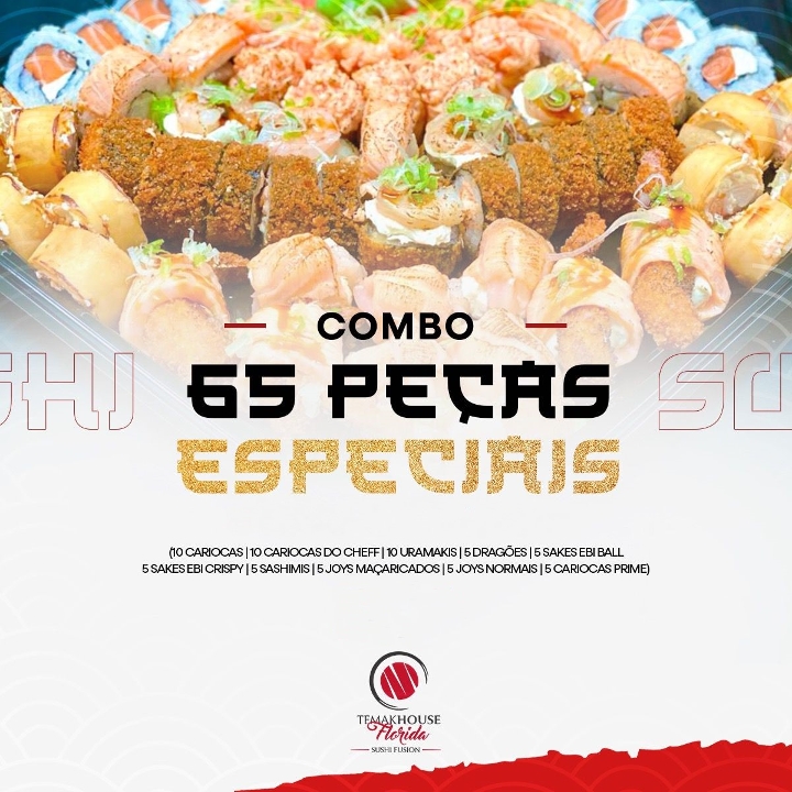 Combo Especial - 65 Peças.