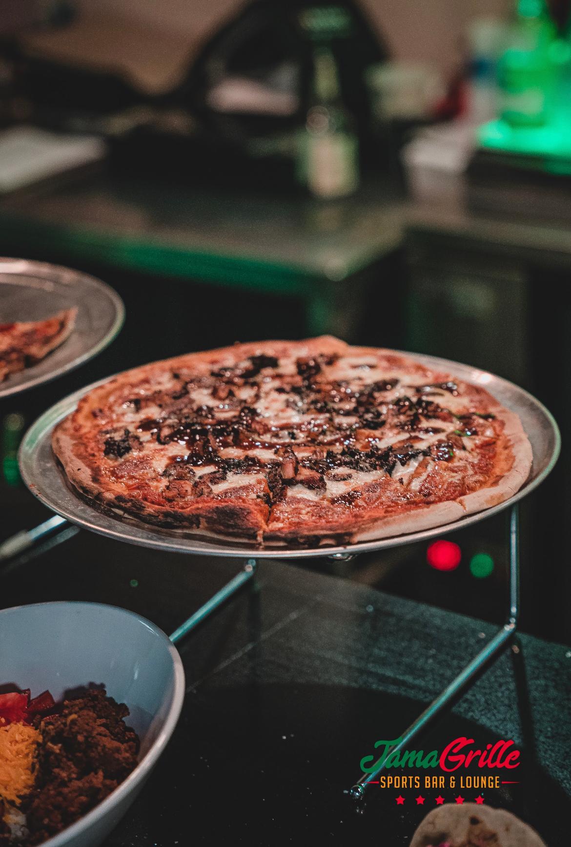 Jerk Chicken Pizza.