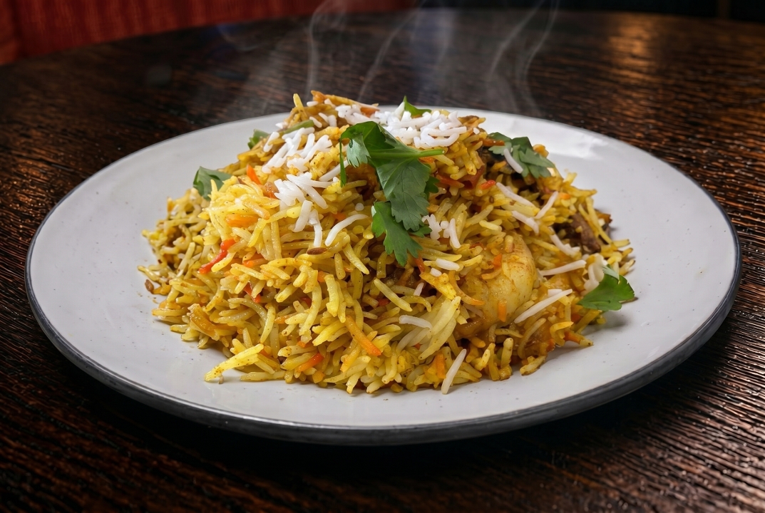Shrimp Biryani.