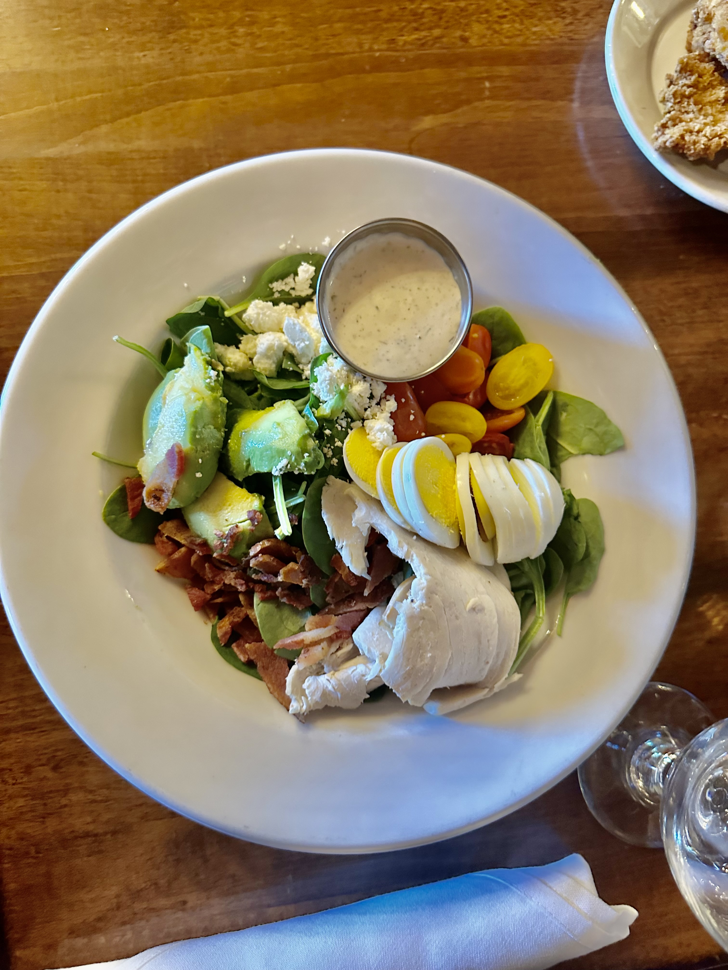 Gastro Spinach Cobb Salad.