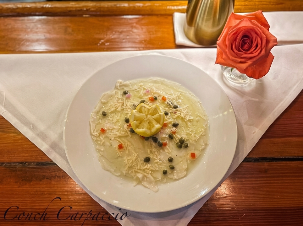 Conch Carpaccio.