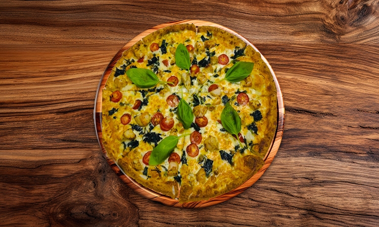 Lg Grilled Chicken Margherita Pizza 14(Italian Style).