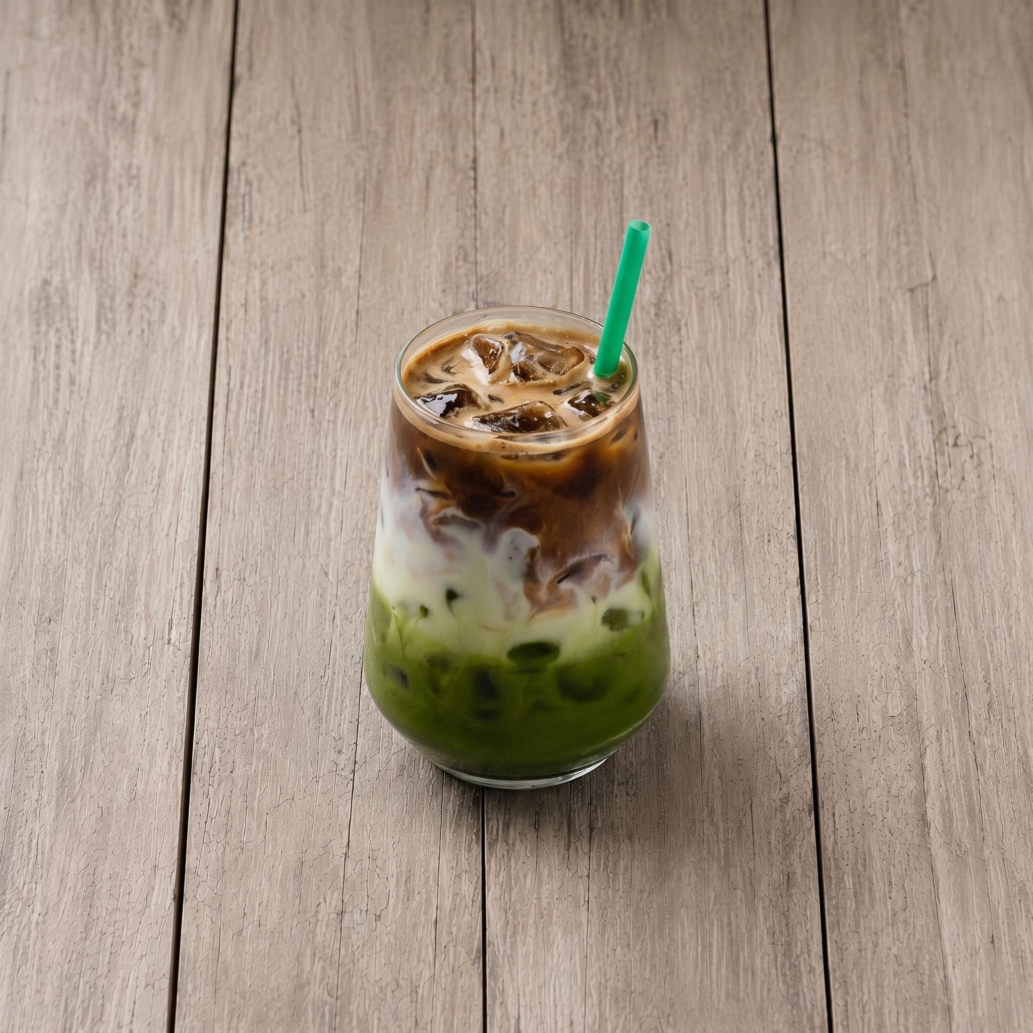 Iced Espresso Matcha.
