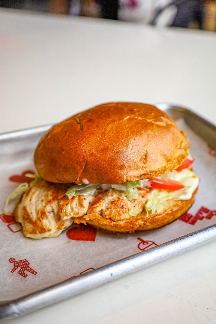 Grilled Chicken Sandwich (brioche bun).