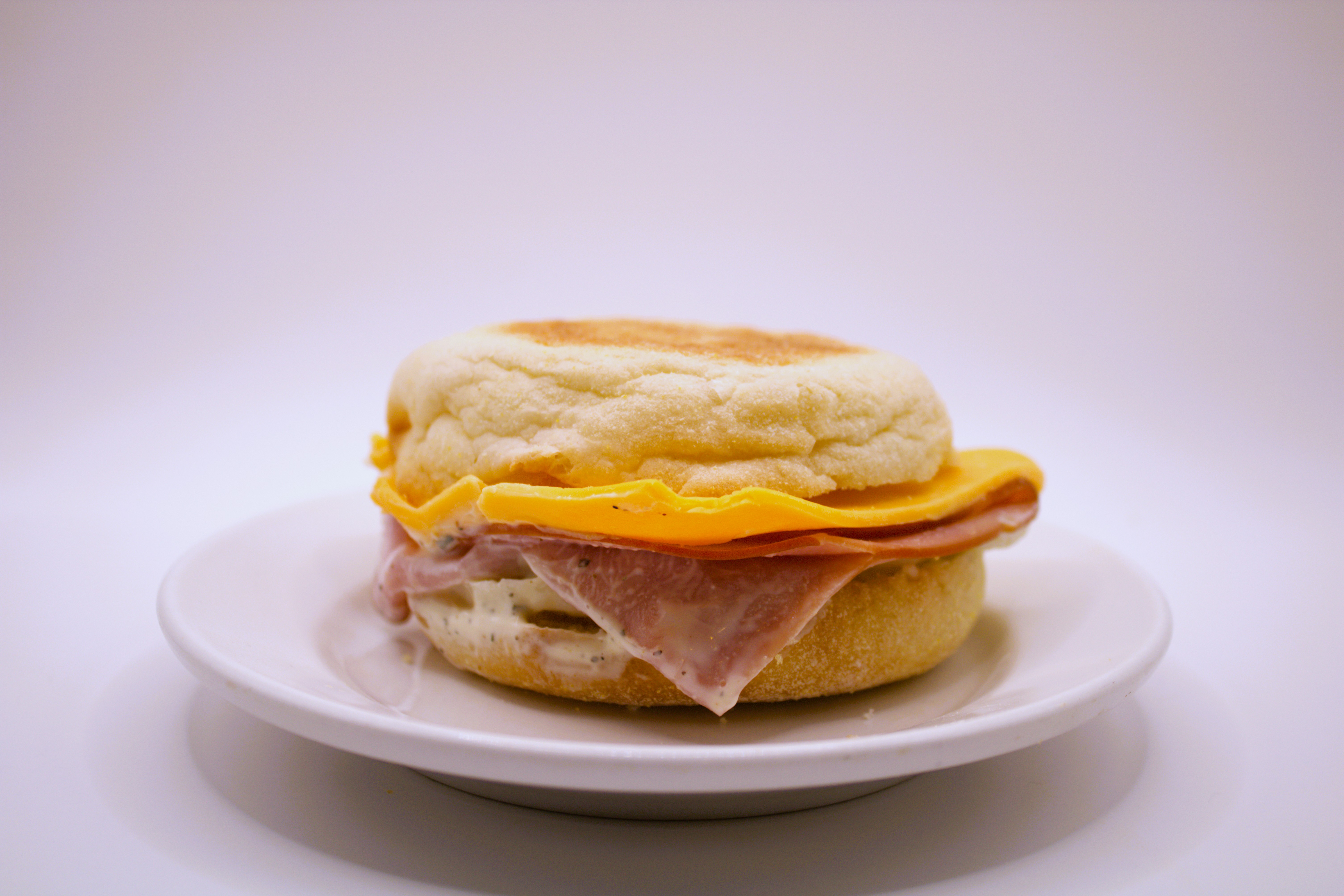Ham & Egg Breakfast Sandwich.