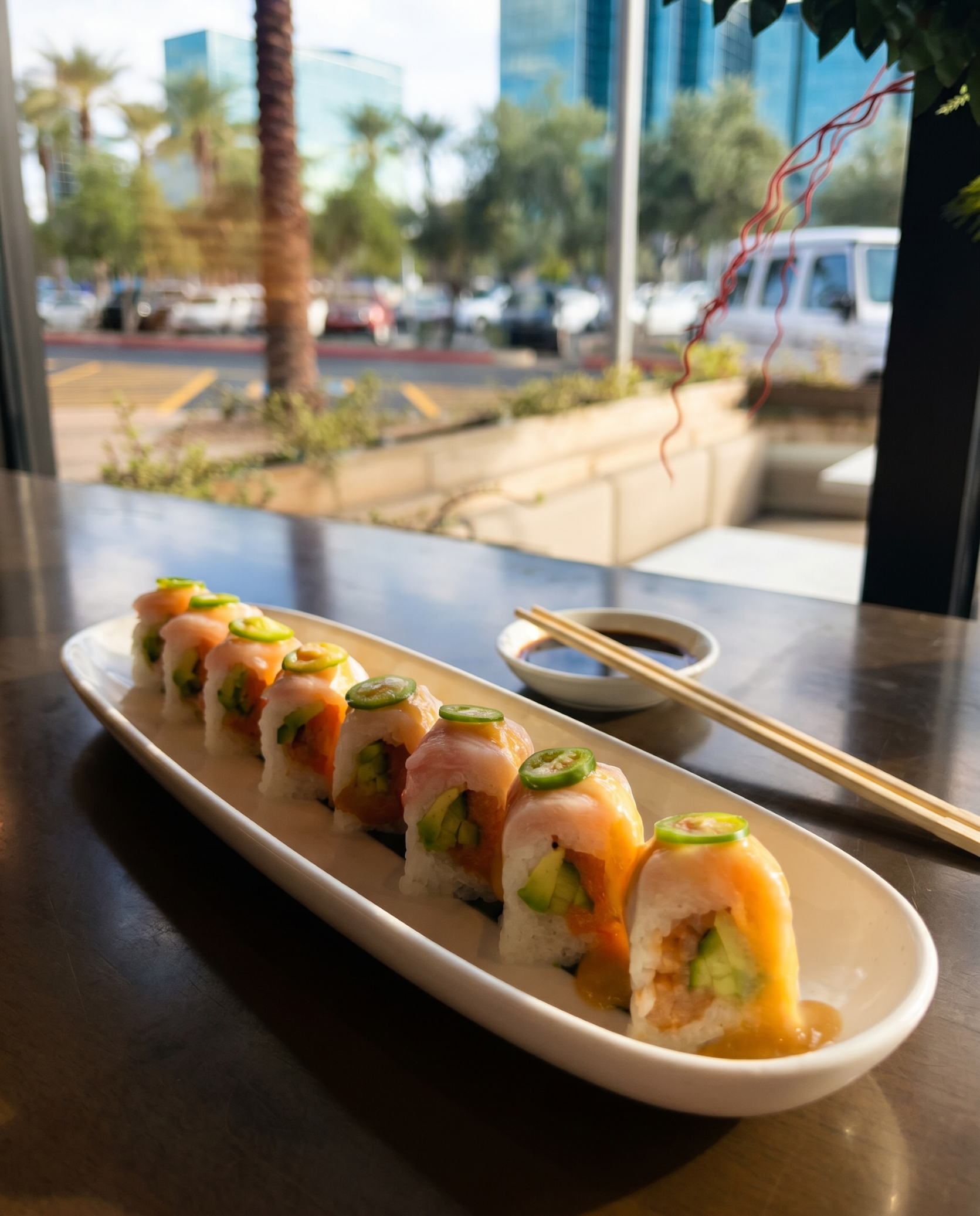 Miso Yellowtail Roll.