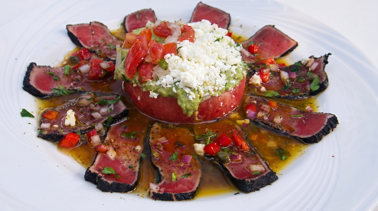 Tuna Crudo W. Watermelon.