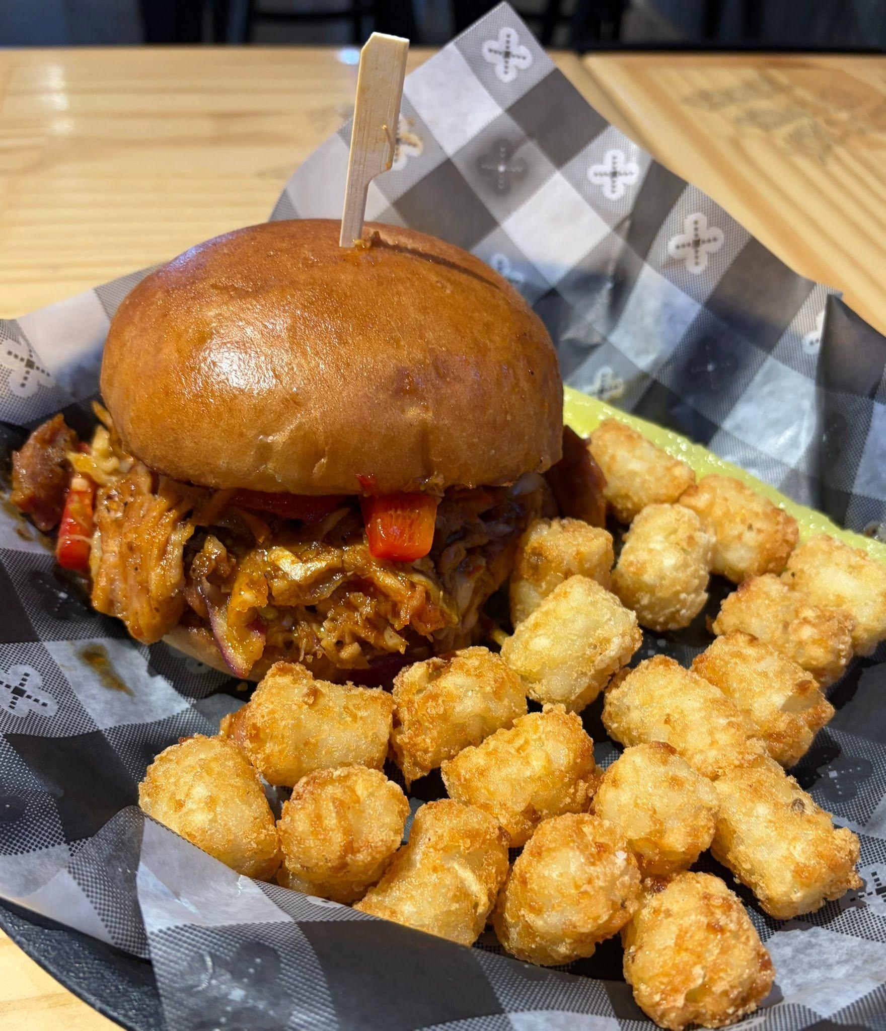 Asian Pork Sandwich.