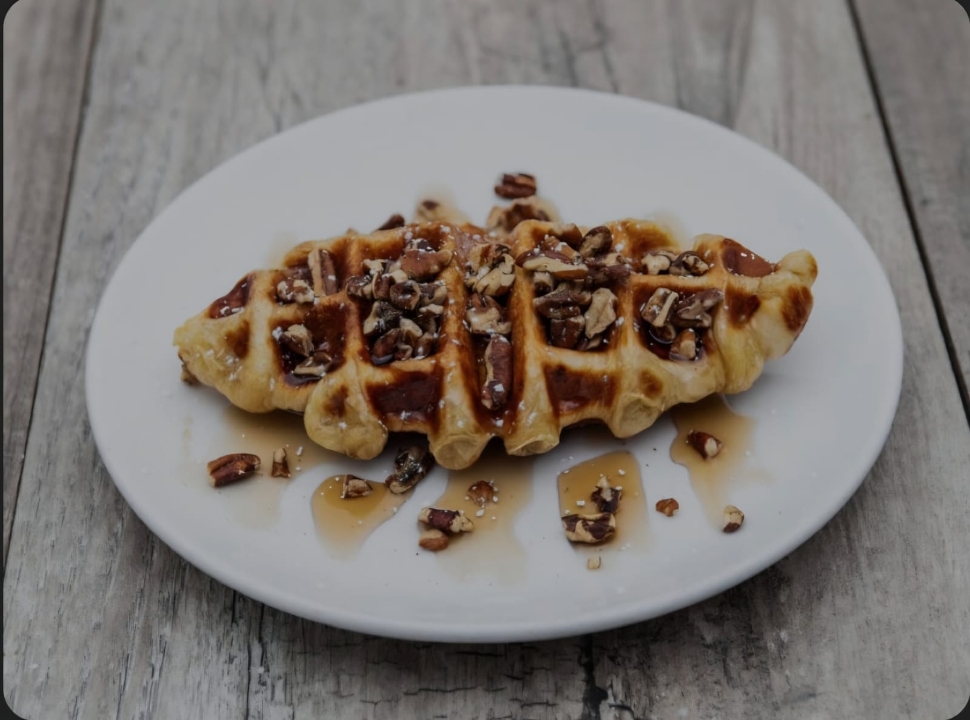 Maple Pecan Croffle.