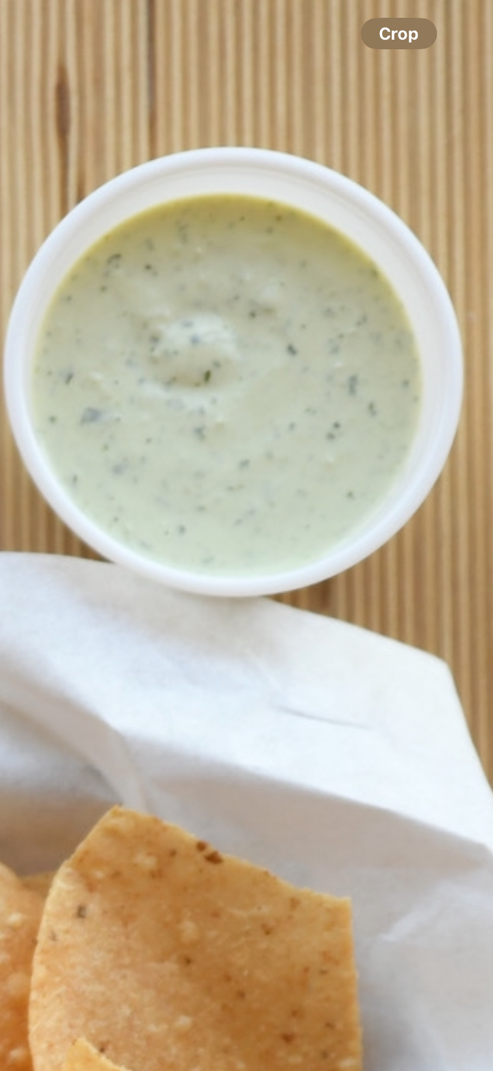 Avocado Cilantro Sauce.