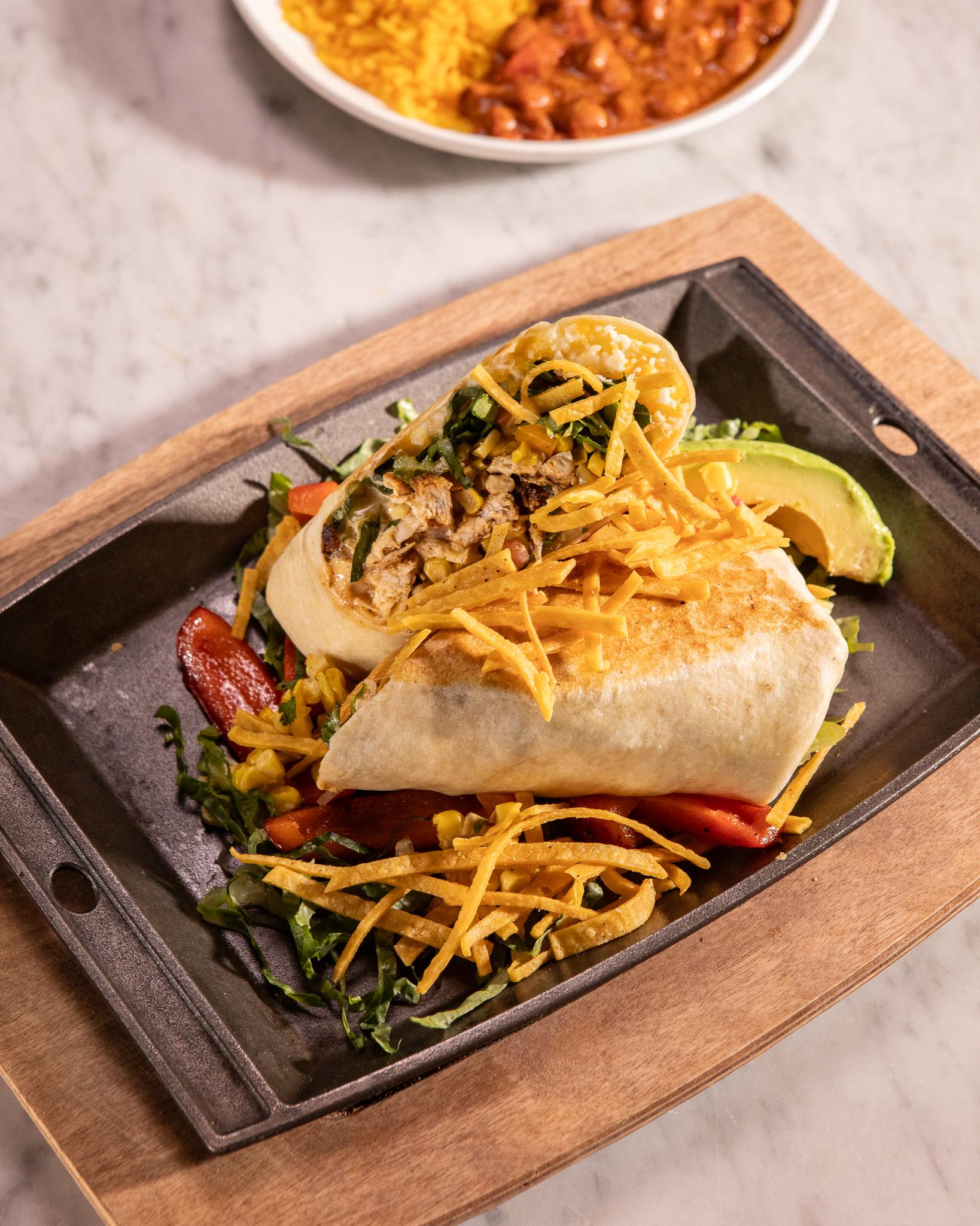 Southwest Chicken Burrito.