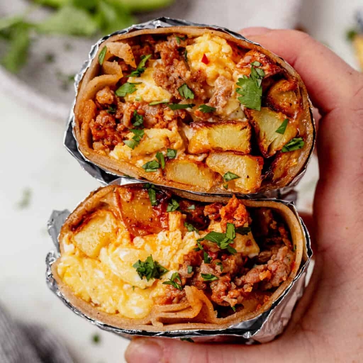 Breakfast burrito.