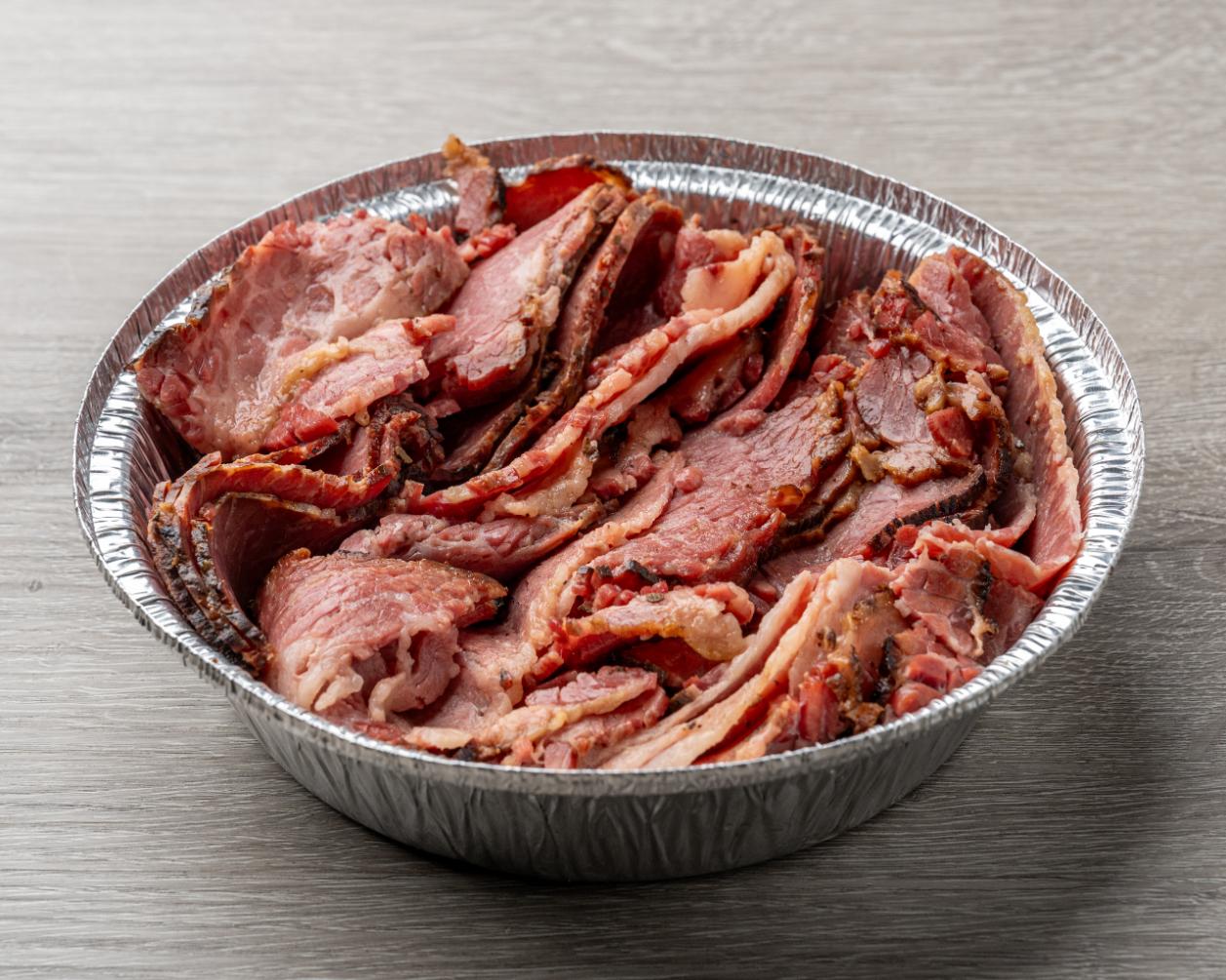 Half LB Corned Beef.