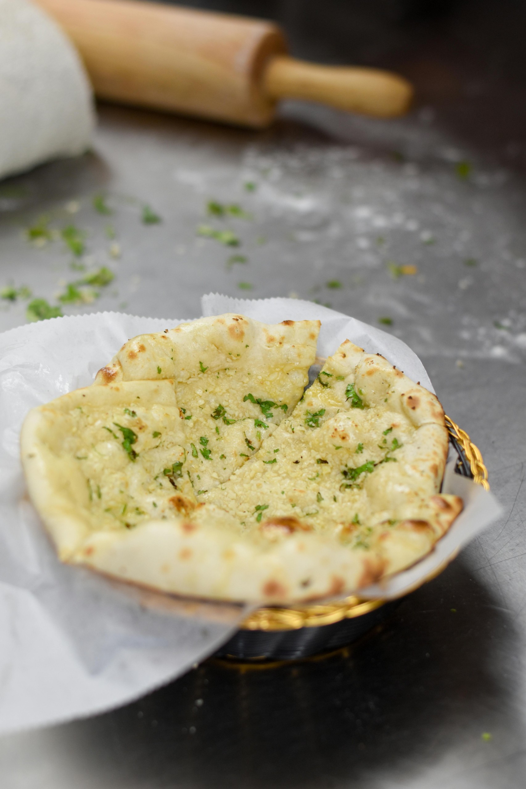 Cheese Garlic Naan.