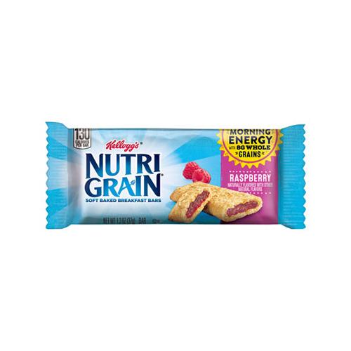 Nutri-grain Cereal Bars Raspberry Indv Wrapped 1.3oz Bar 16/Box - All.