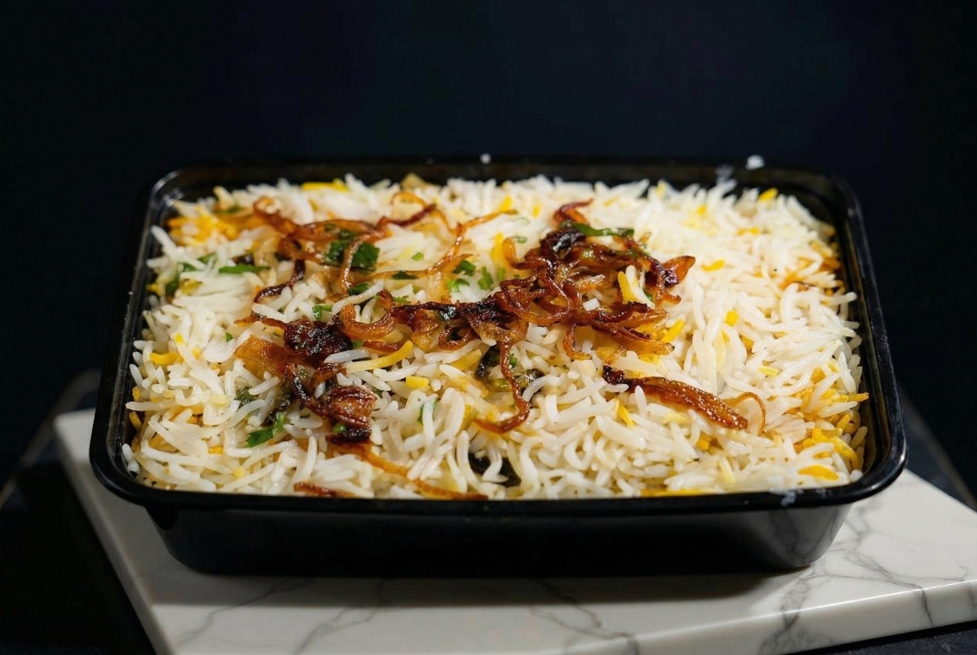 Pachi Mirchi Chicken Biryani.