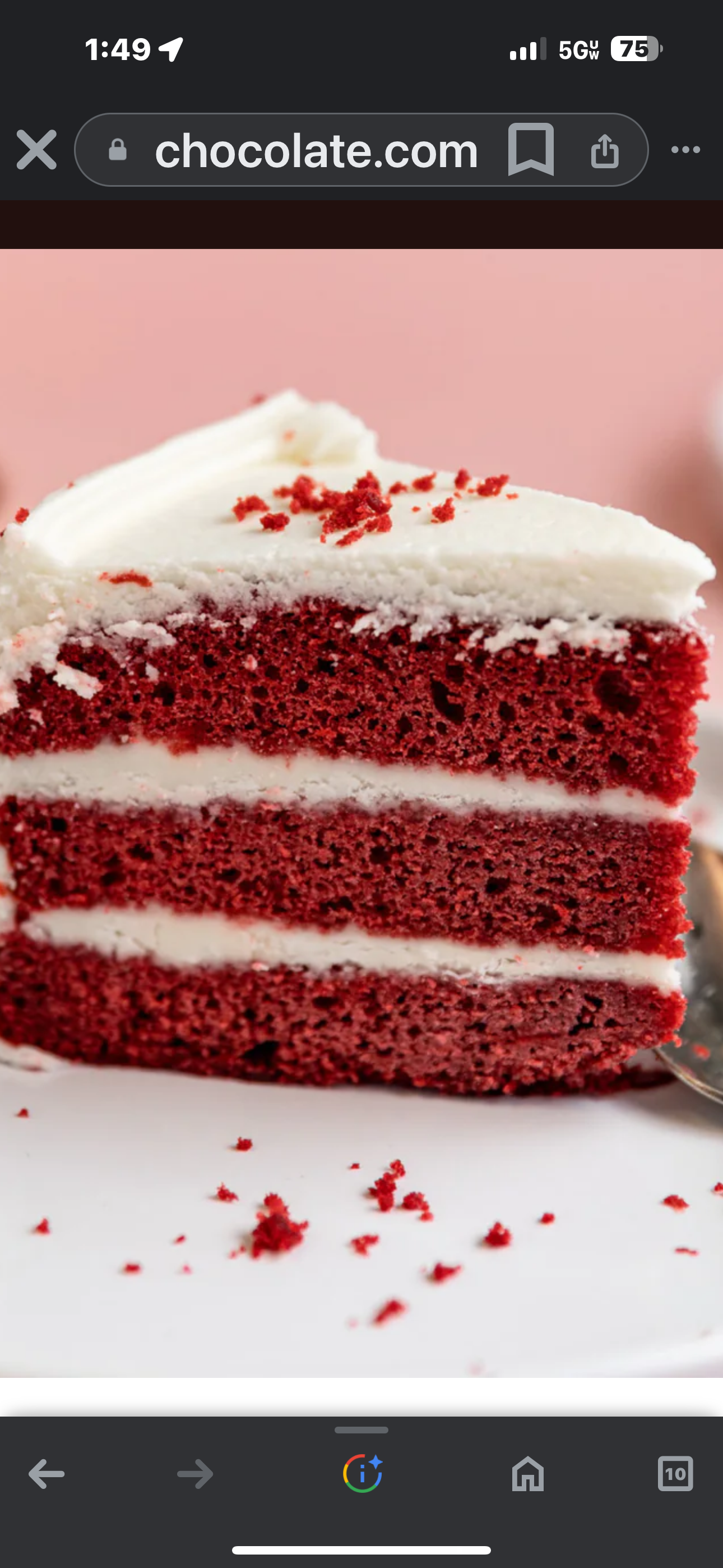 RED VELVET CAKE.