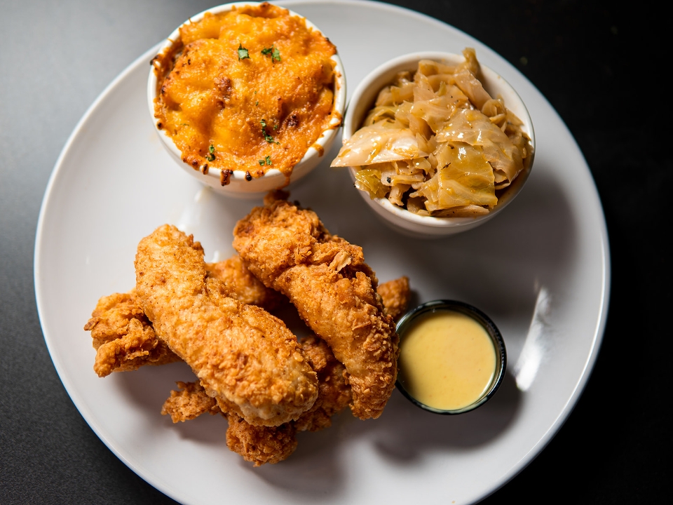 Crispy Chicken Tender Plate.