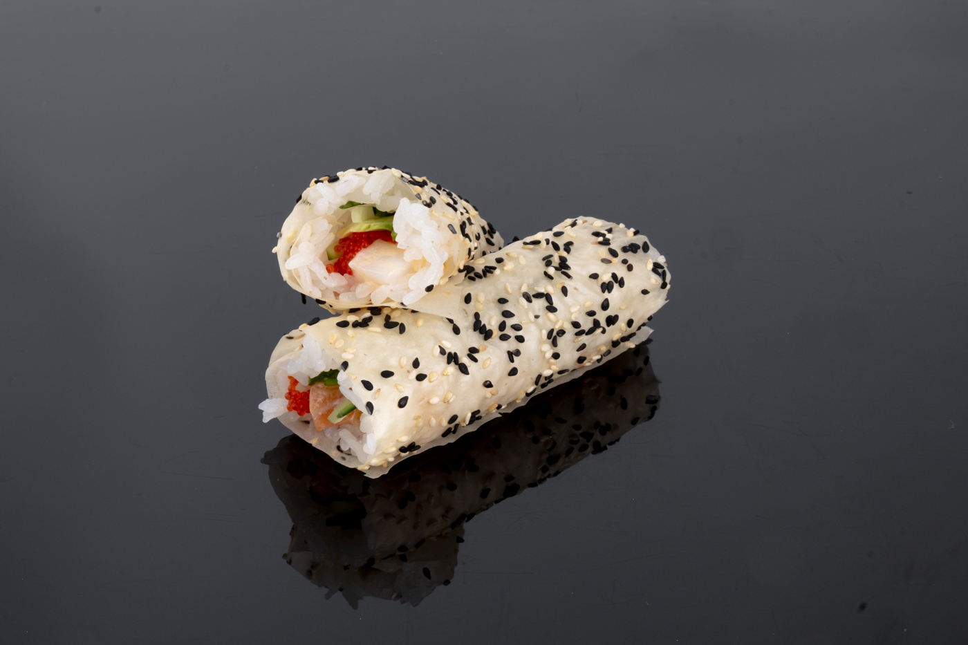 Hand Roll in Mame Soy Wrap.