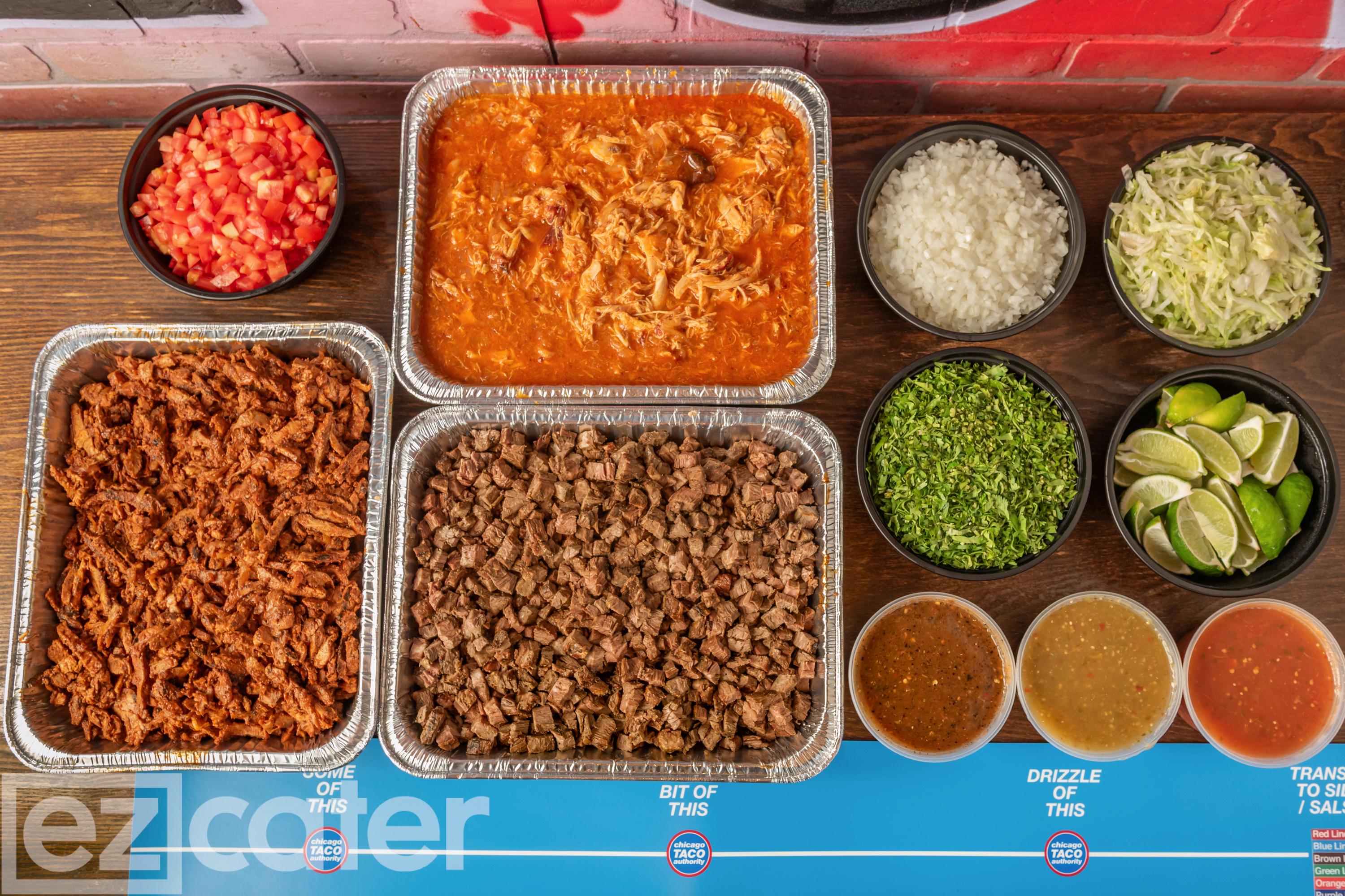 Taco Bar ( Serves 25-30 Guests ).