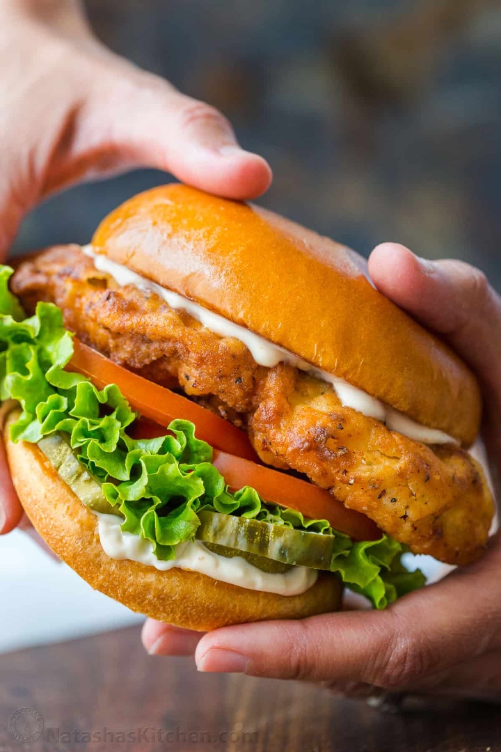 Classic Chicken Sandwich.