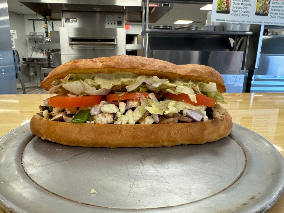 8" Veggie Sub.