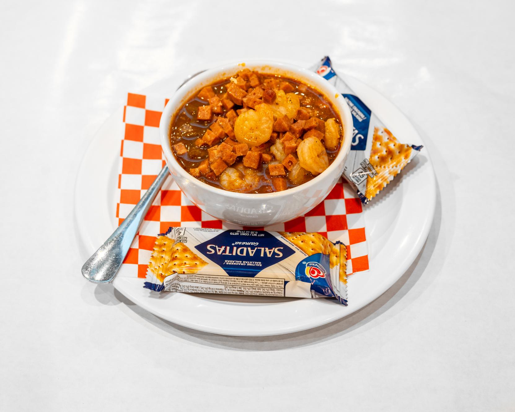Cup Gumbo Soup.