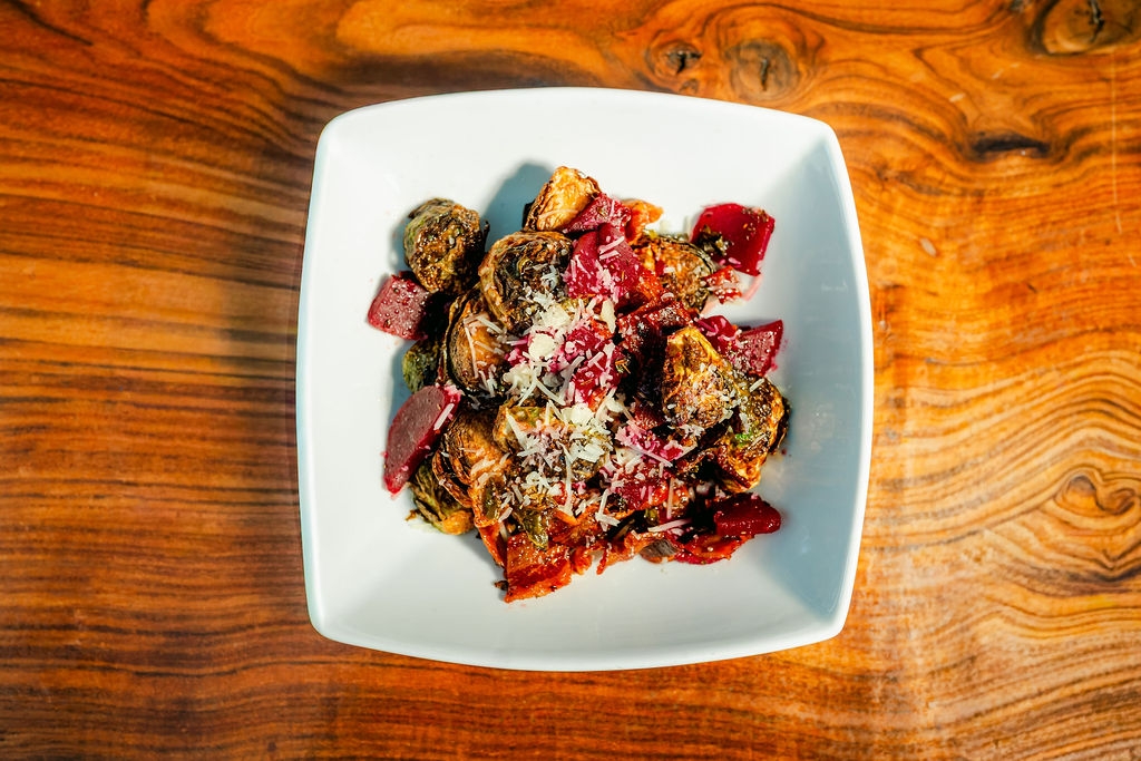 Maple Bacon Beet Brussels.