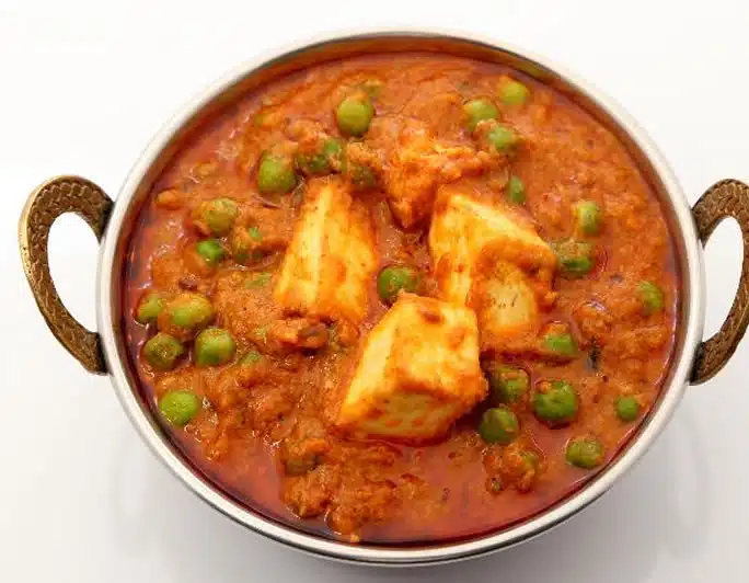 Mattar Paneer.