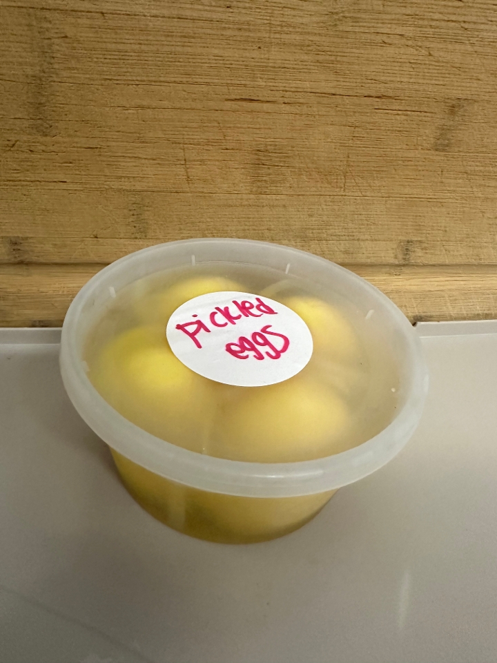 Pickled Eggs.