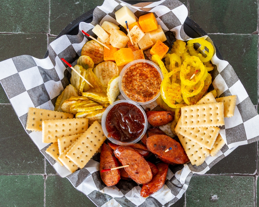 Cheese and Sausage Platter.