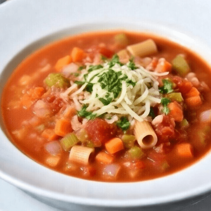 Pasta Fagioli Soup Bowl.