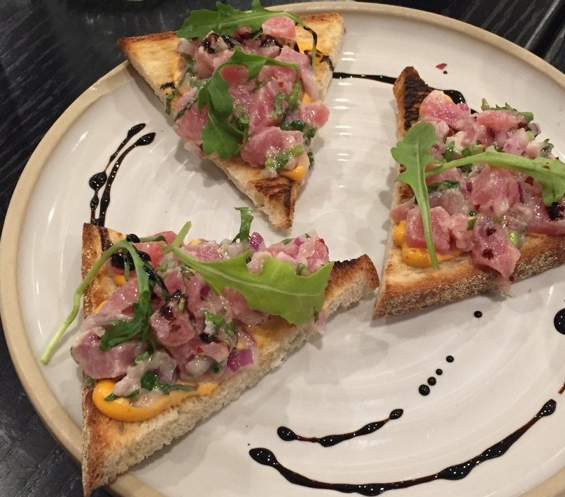 Tuna Crostini.