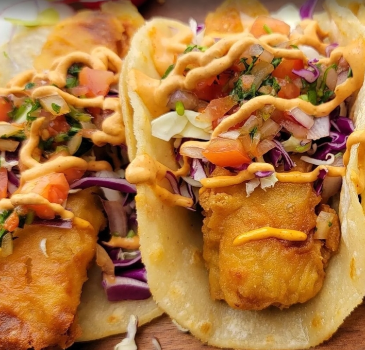 Baja Fish  taco Combo.
