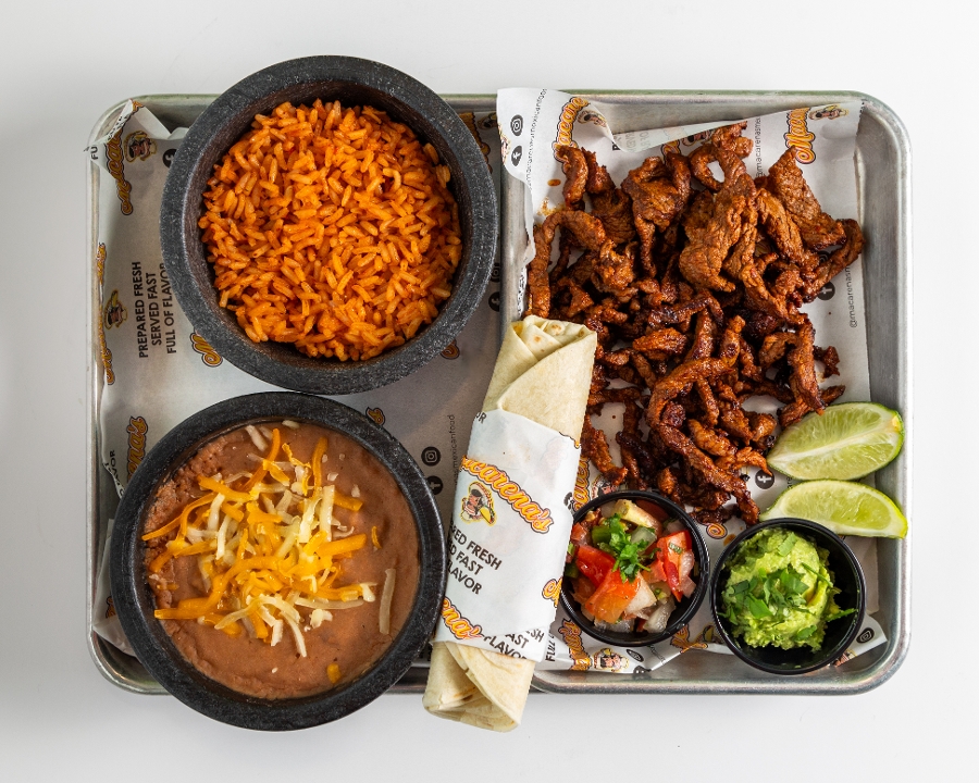 11. Carne asada plate.