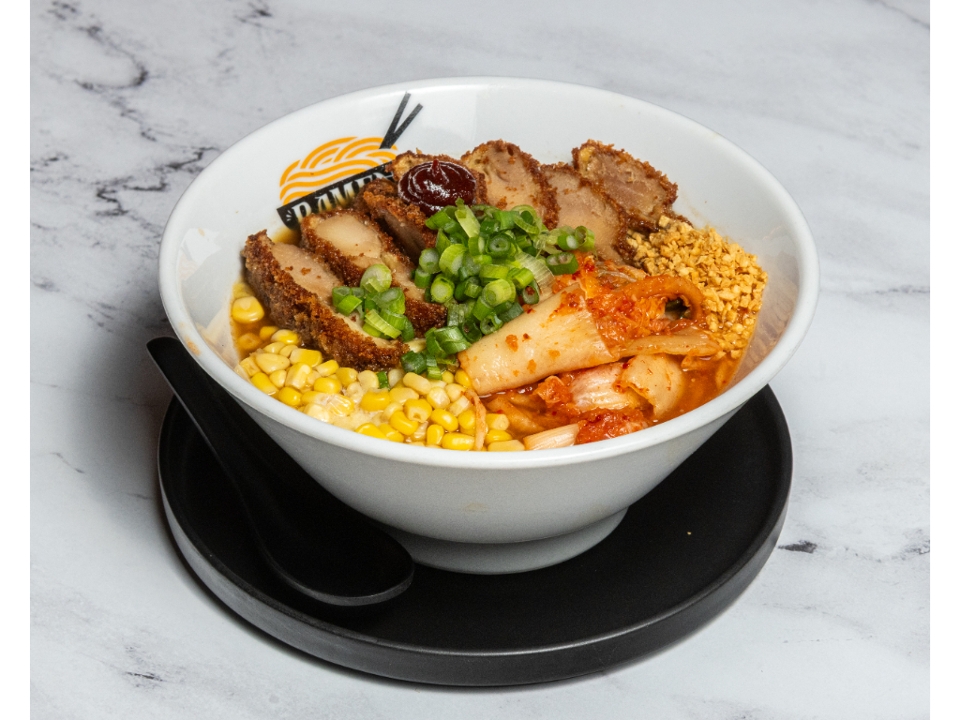 Kimchi & Fried Chicken Ramen.