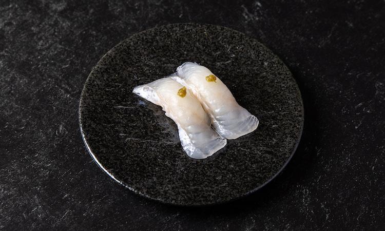 Halibut Sushi.