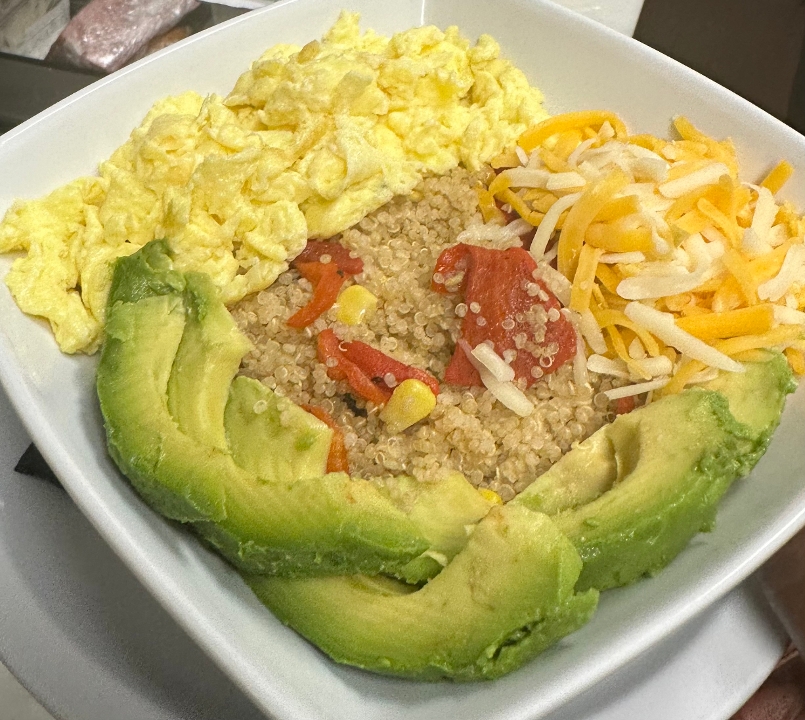 Quinoa & Eggs Bowl.