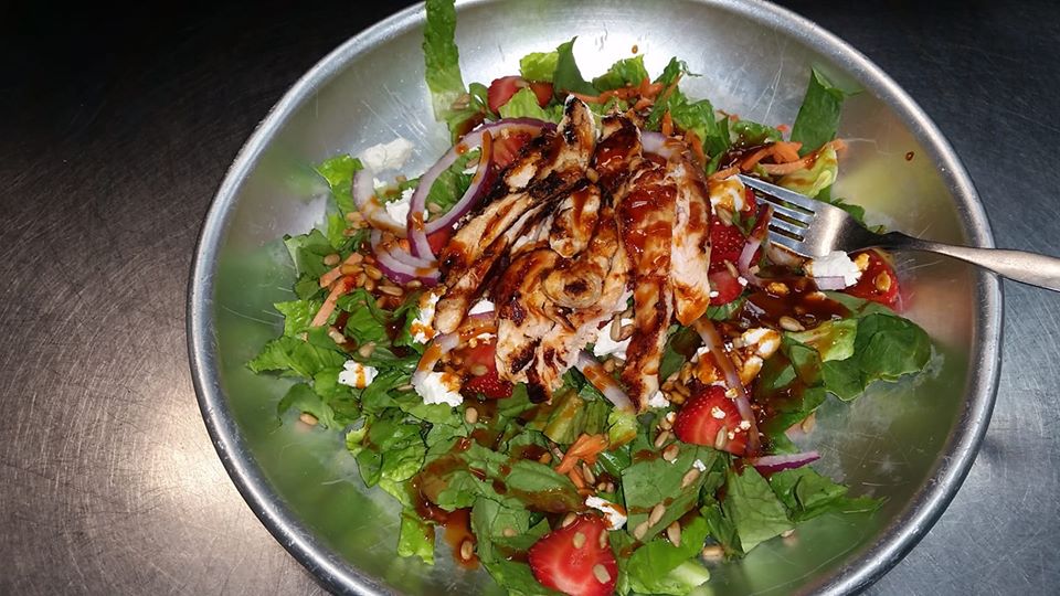 STRAWBERRY FIELDS SALAD.