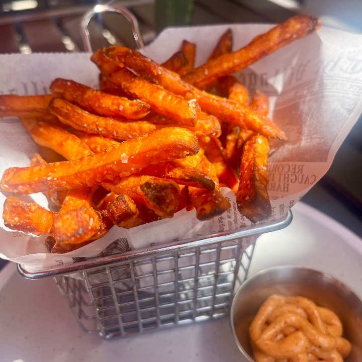 Sweet Potato Fries w/Cajun aioli.
