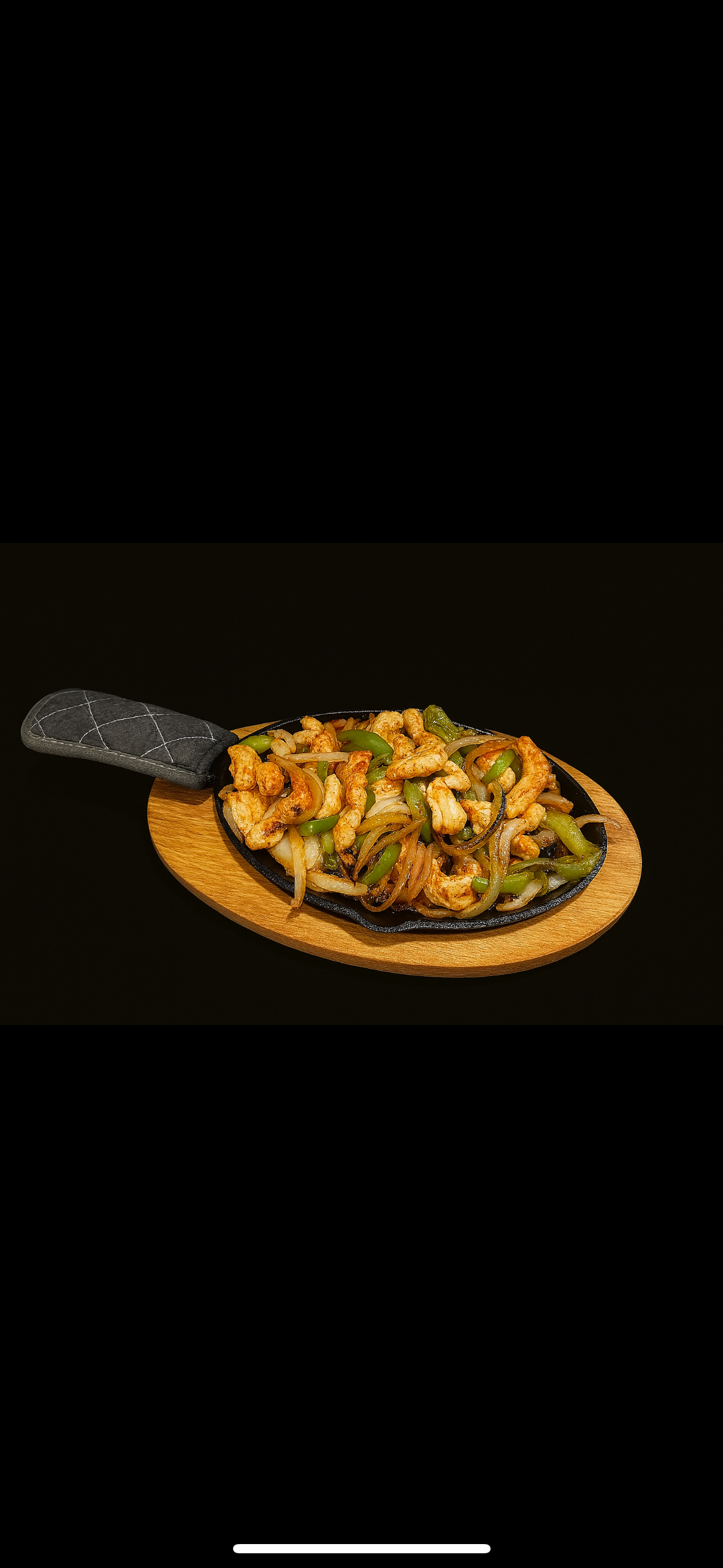 Shrimp Fajitas.