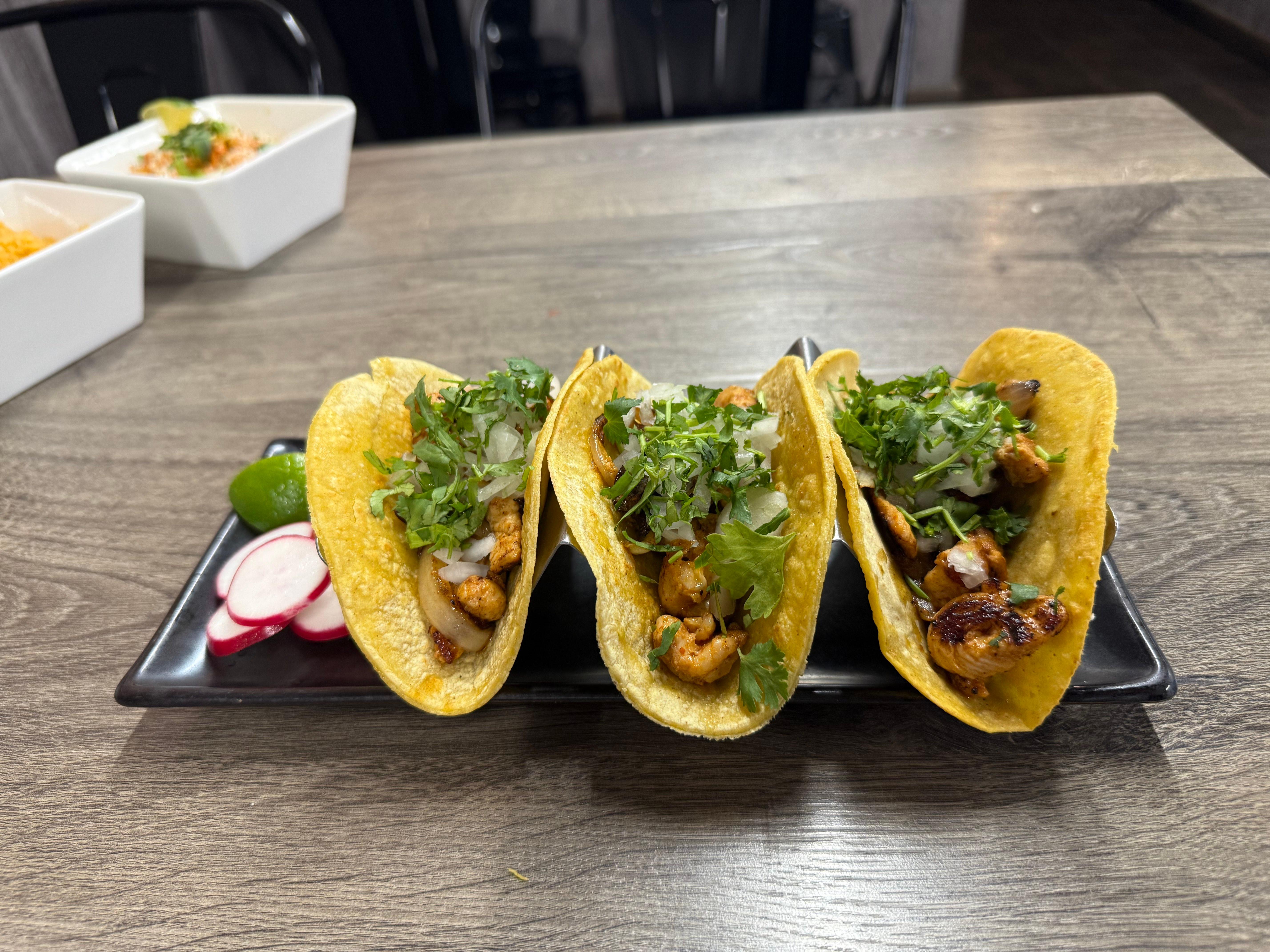 Chicken Tacos.