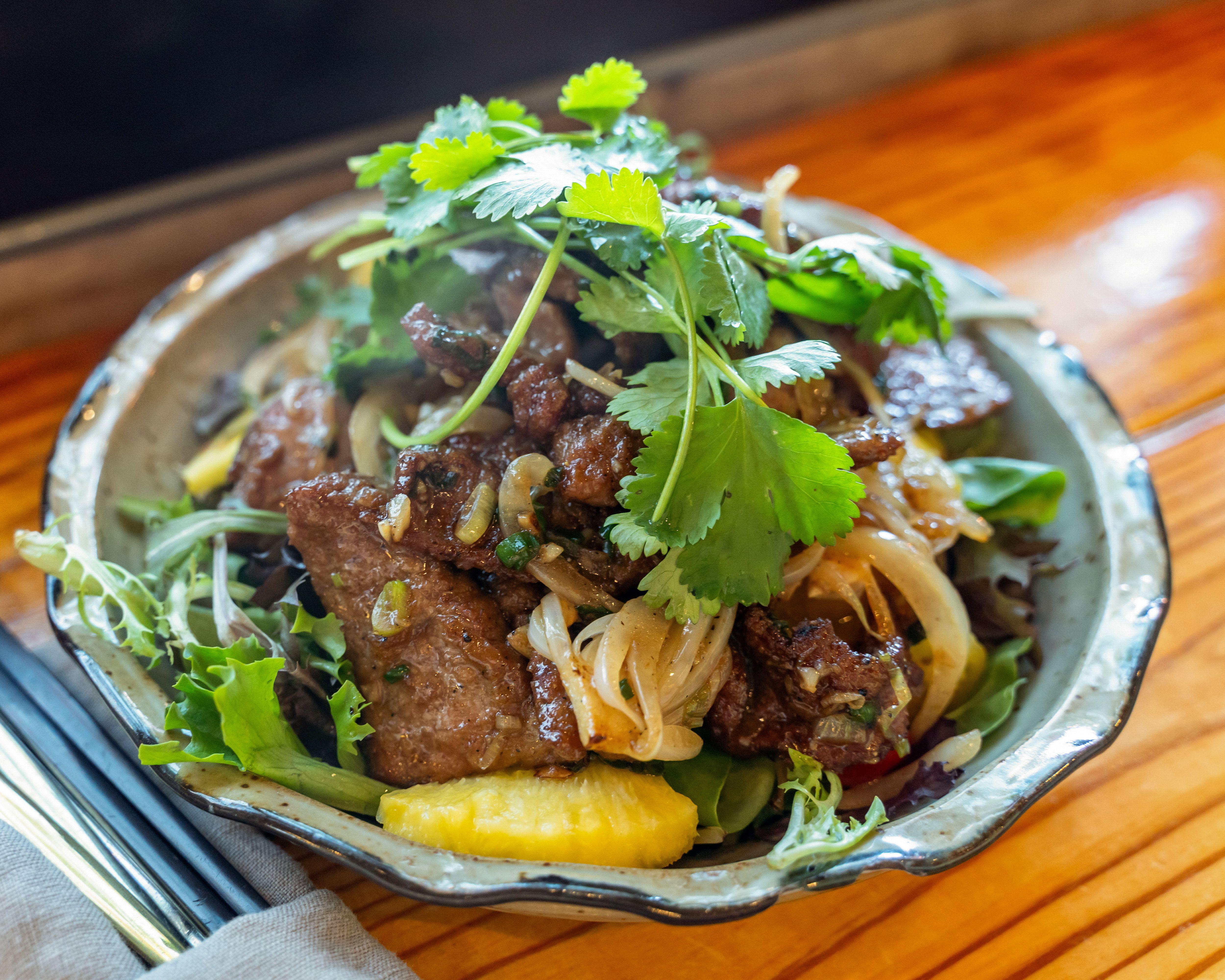 Wok Tossed Beef Delight.