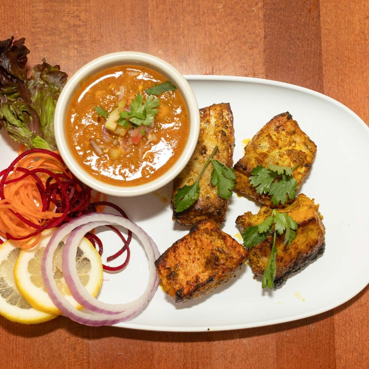 Tandoori Salmon.