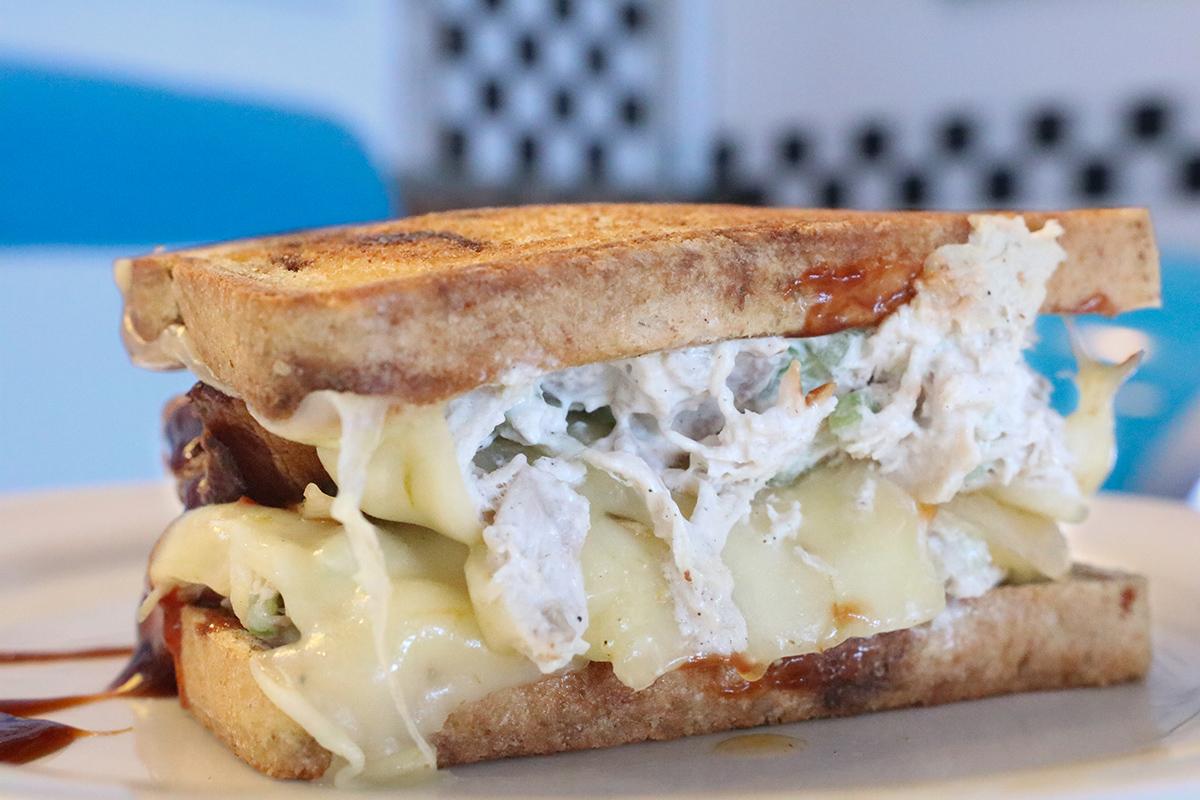 .BBQ Chicken Melt.