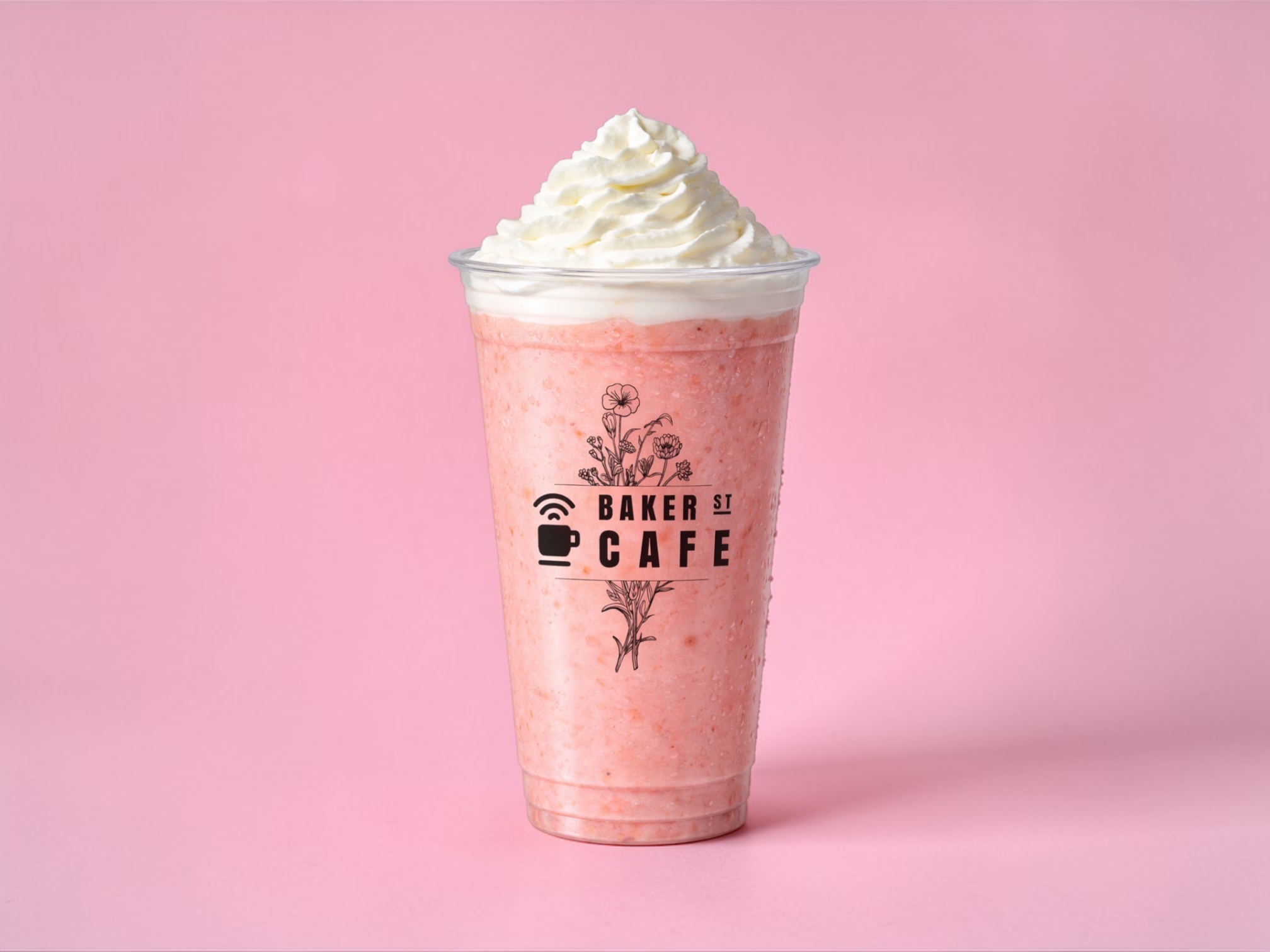 Strawberry Banana Smoothie.