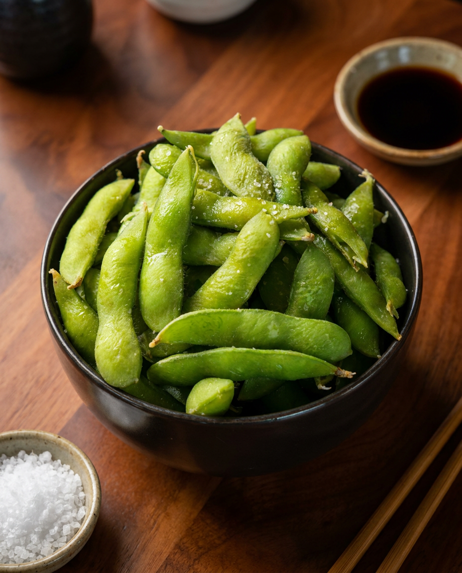 Chilled Edamame.